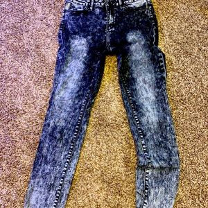 Simple society black/grey grunge jeans.